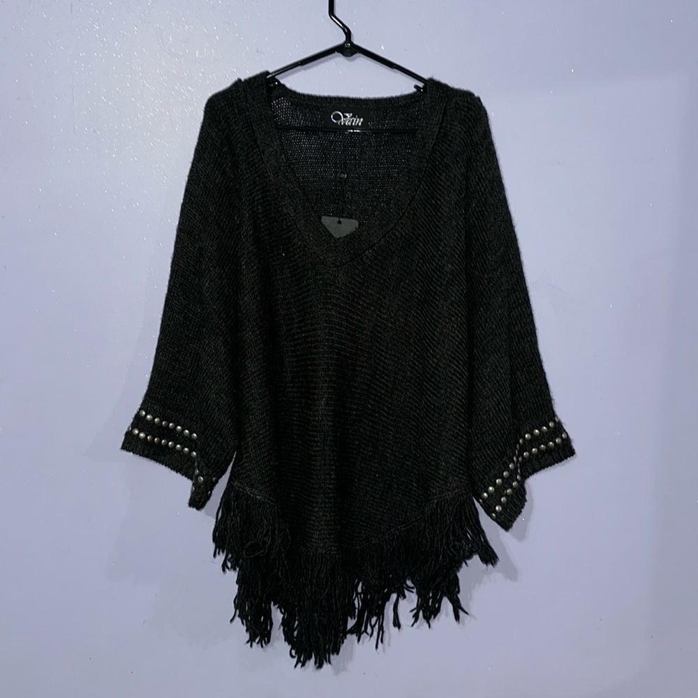 Vain Black Shrug/Poncho